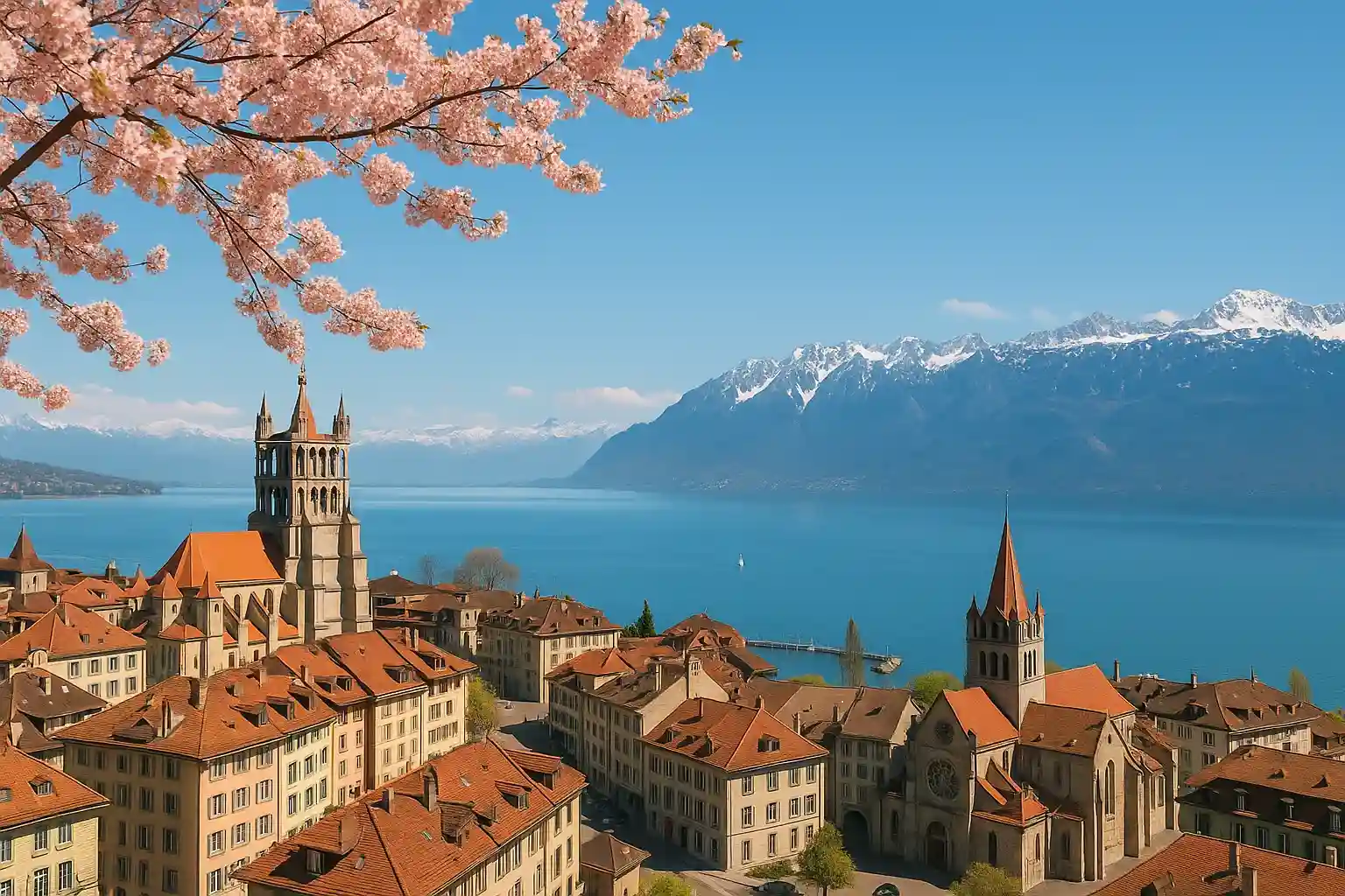 تور سوئیس ۵ شب لوزان مونترو ژنو